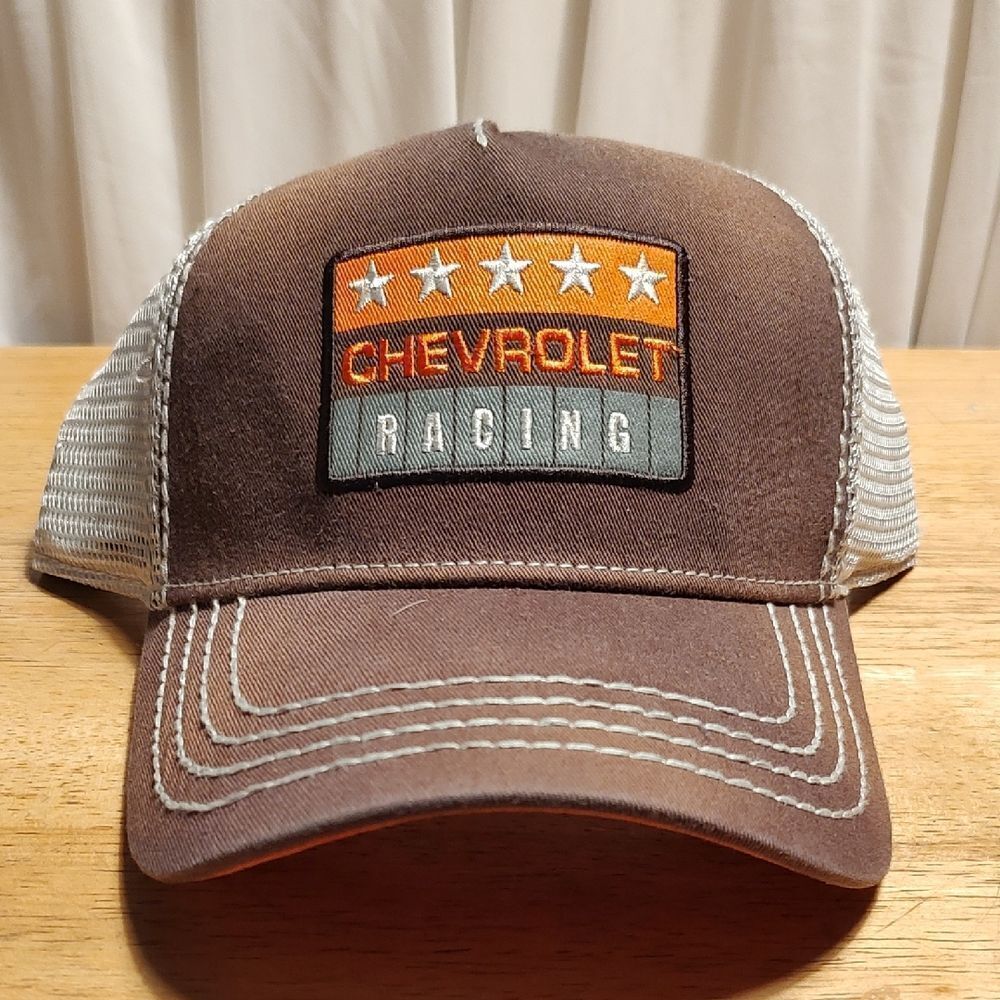 Chevrolet Racing Trucker Snapback Hat - New